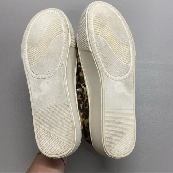 Y2K Leopard Animal Print Platform Sneaker Lace Up SO Memory Foam Size 7 - Picture 5 of 5